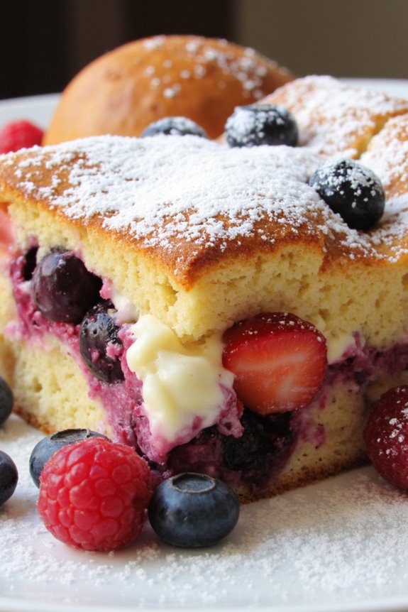 sweet berry breakfast casserole
