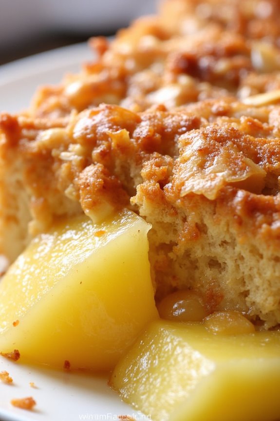 tropical coconut pineapple casserole