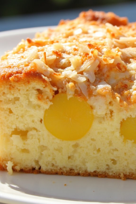 tropical coconut pineapple delight