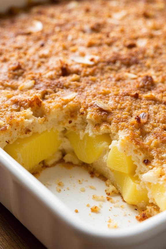 tropical pineapple coconut bake