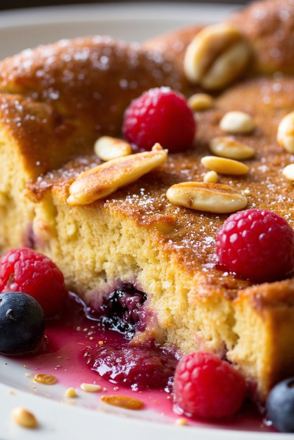 vegan almond milk casserole