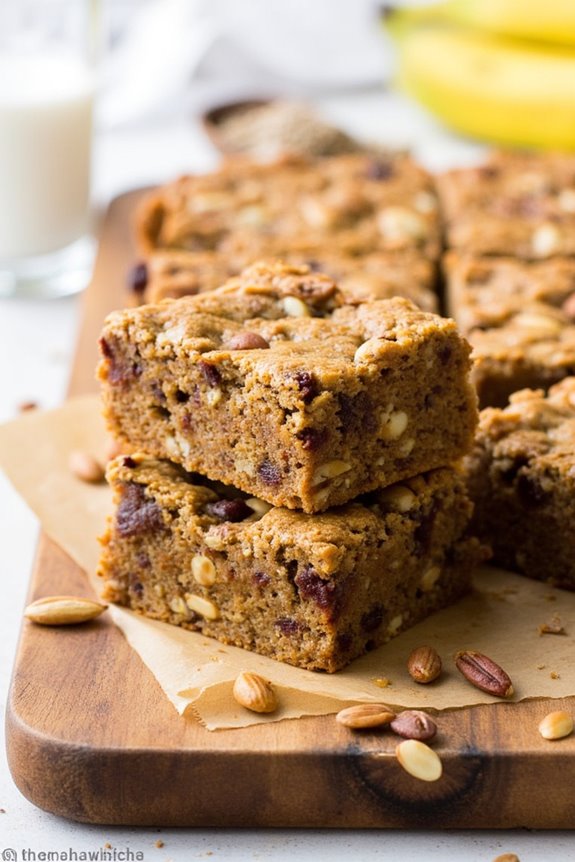 vegan gluten free banana bars