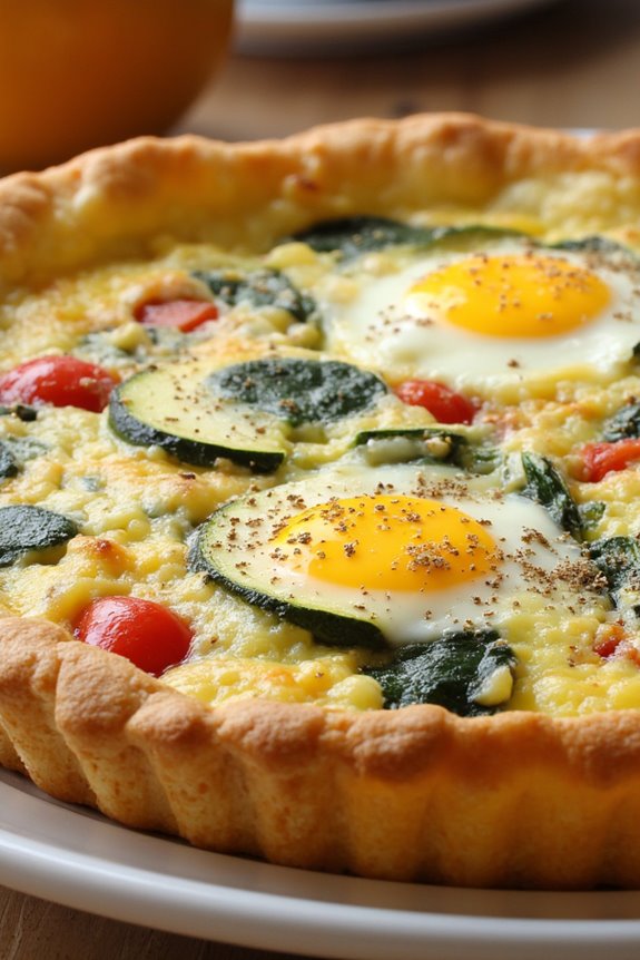 vegetable and egg frittata