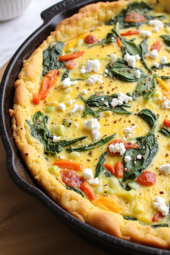 vegetarian frittata casserole recipe