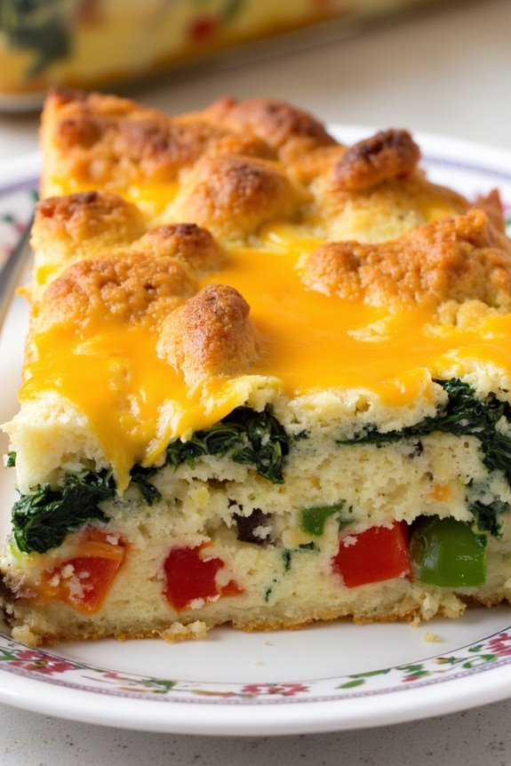 veggie breakfast casserole recipe
