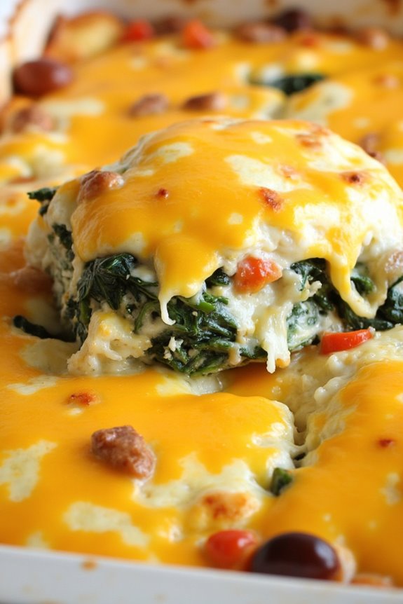 veggie packed crockpot breakfast casserole