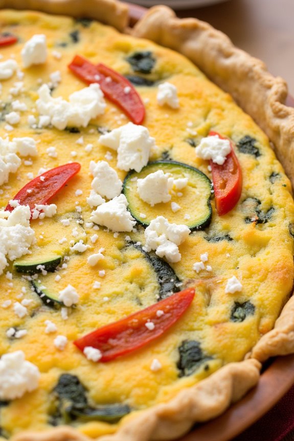 veggie quiche casserole delight
