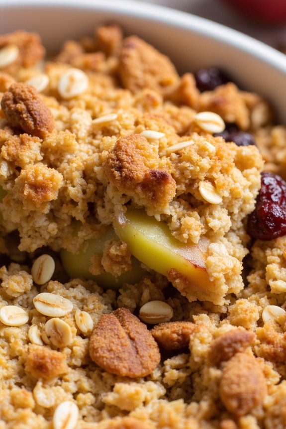apple pie oatmeal casserole