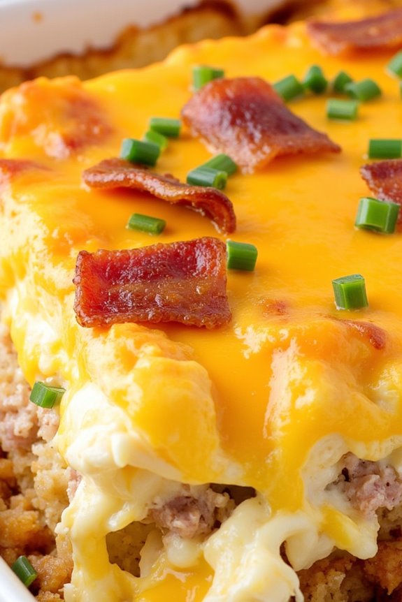 bacon and cheese casserole