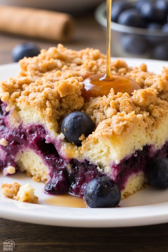 blueberry pancake breakfast casserole