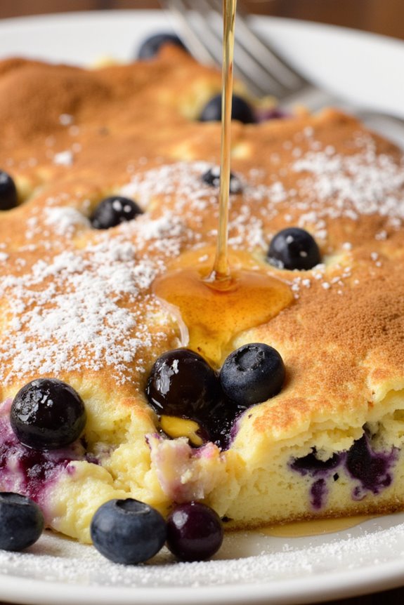 blueberry pancake casserole delight