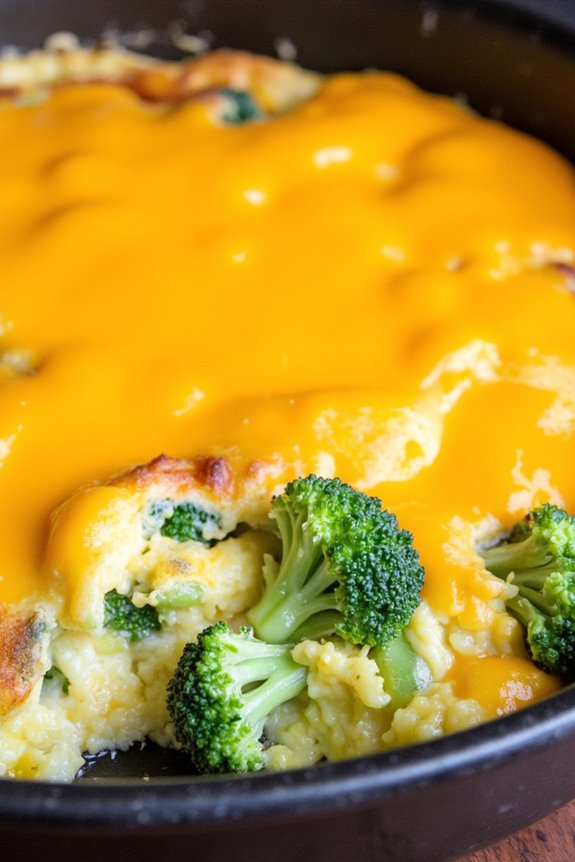 broccoli cheddar egg casserole