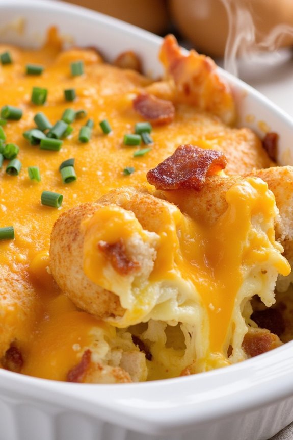 cheesy bacon tater tot bake