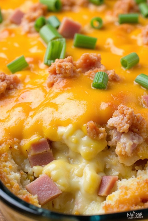 cheesy breakfast casserole delight