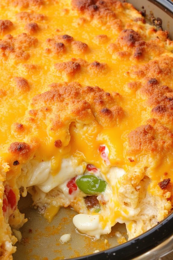 cheesy breakfast casserole recipe