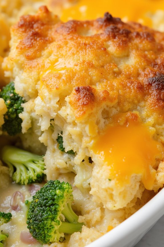 cheesy broccoli hashbrown casserole