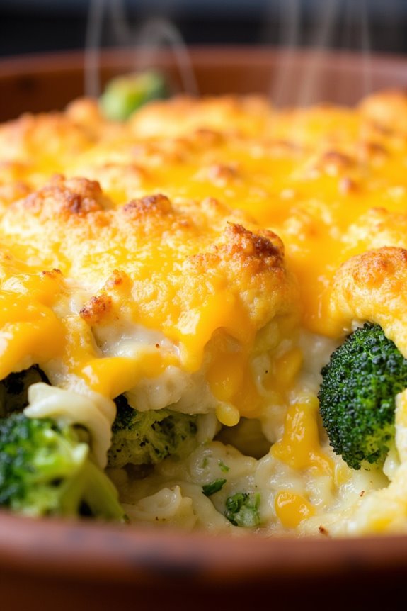 cheesy broccoli rice casserole
