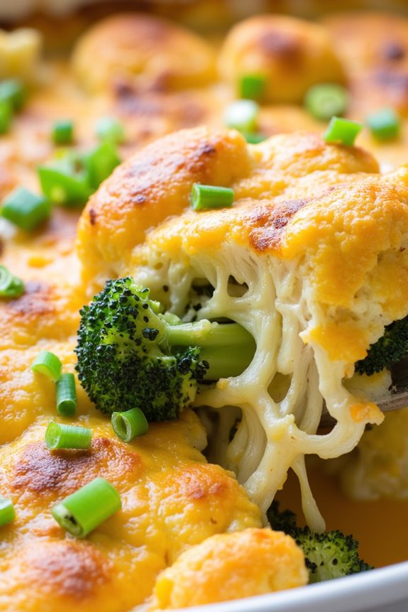 cheesy vegetable breakfast casserole