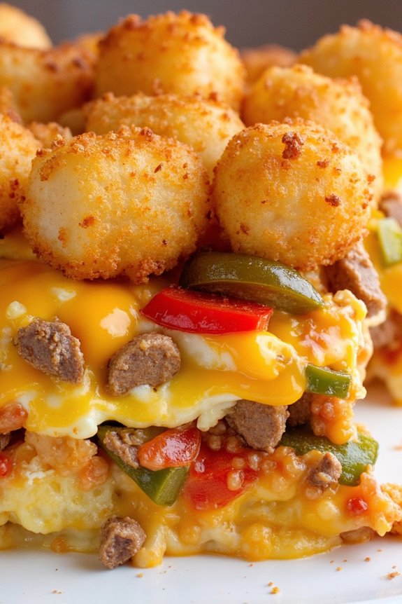 chorizo tater tot casserole