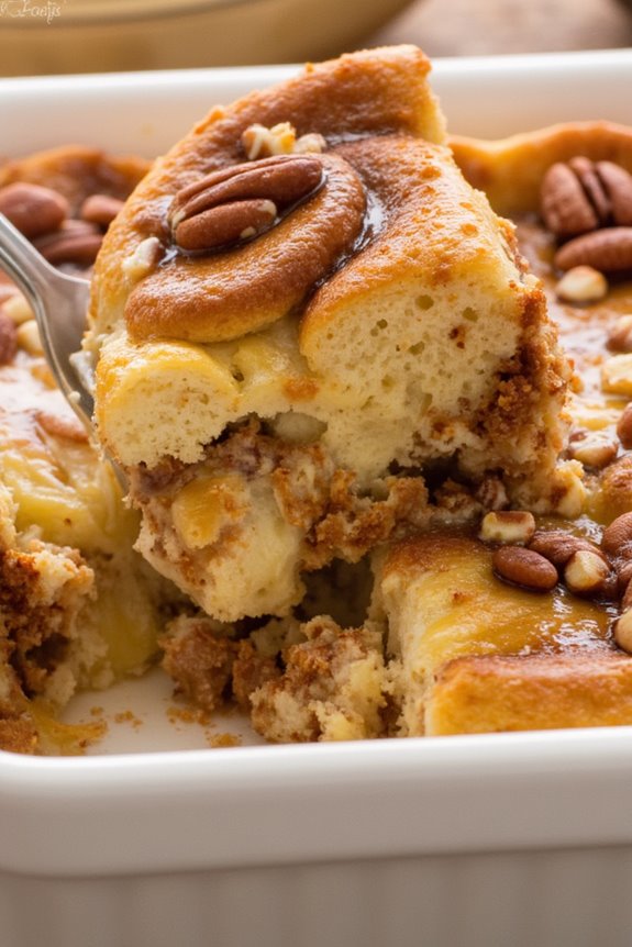 cinnamon roll breakfast casserole