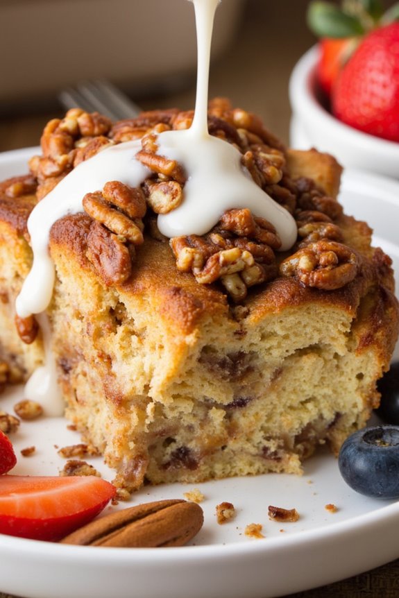 cinnamon roll breakfast casserole