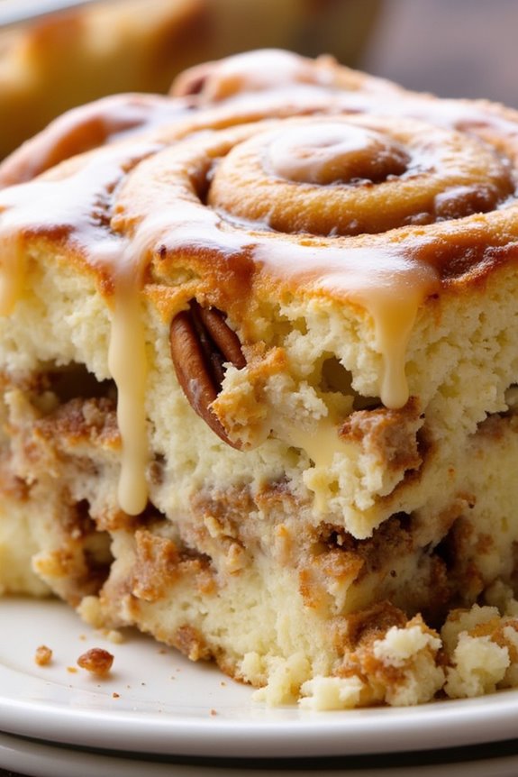 cinnamon roll breakfast casserole