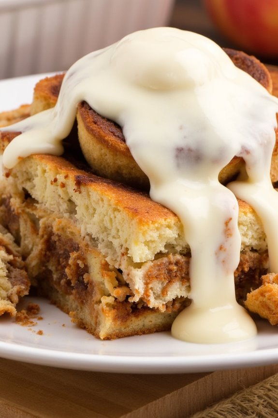 cinnamon roll breakfast casserole