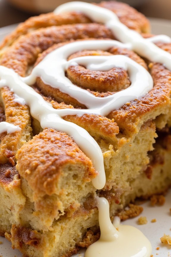 cinnamon roll french toast
