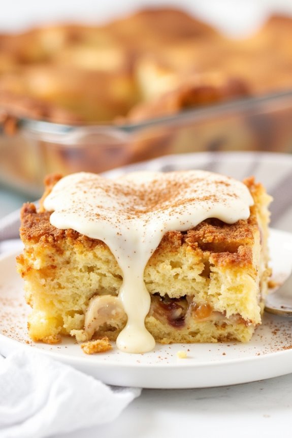 cinnamon roll keto casserole