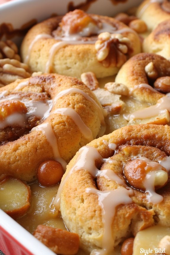 cozy apple cinnamon casserole