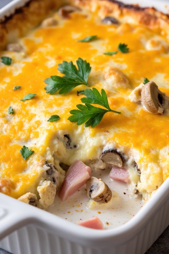 creamy keto breakfast casserole