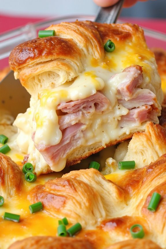 delightful croissant breakfast casserole