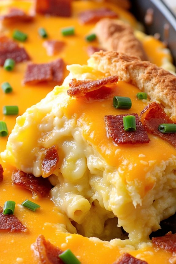 flaky croissant breakfast casserole