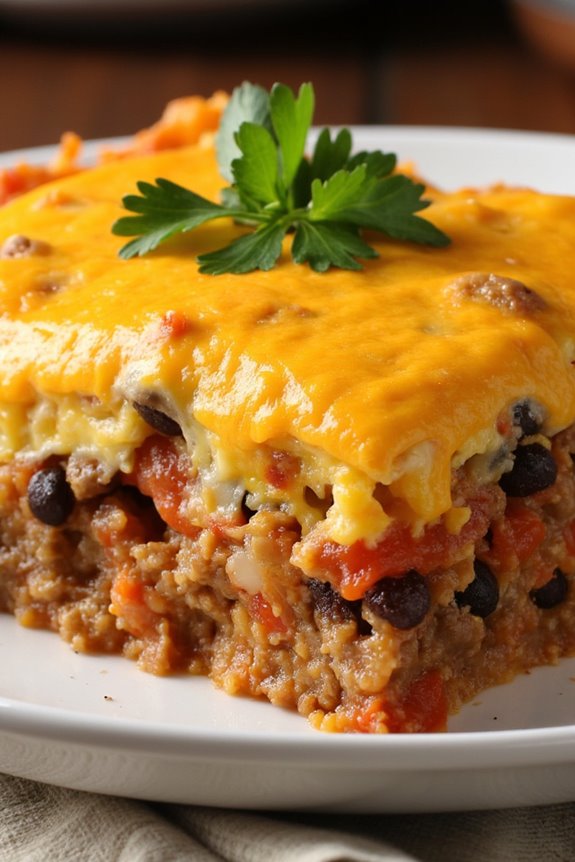 flavorful hearty breakfast casserole