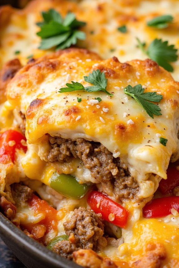 flavorful italian sausage bake