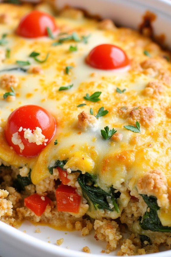gluten free quinoa breakfast casserole
