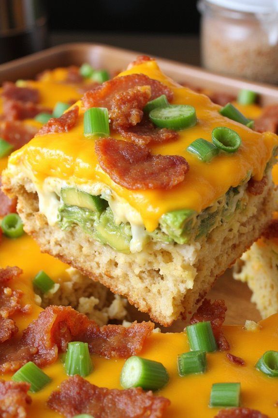 hearty avocado breakfast casserole