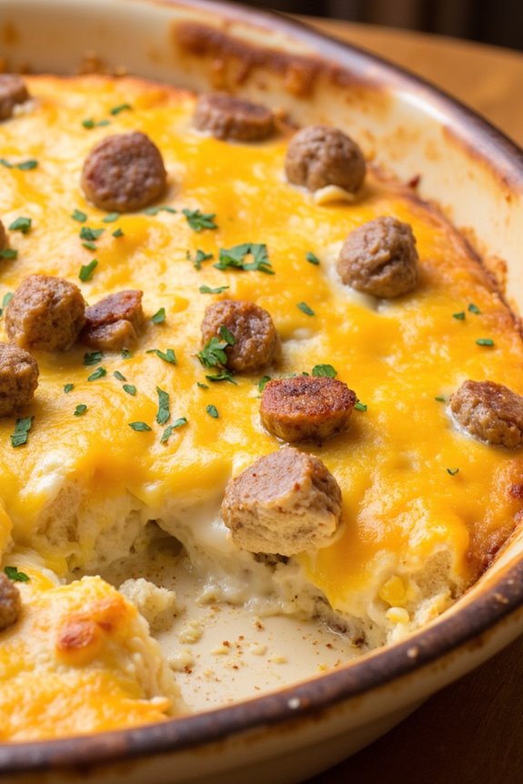 hearty breakfast casserole baked