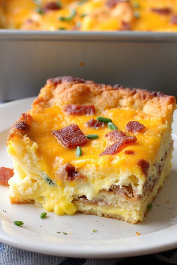 hearty breakfast casserole strata