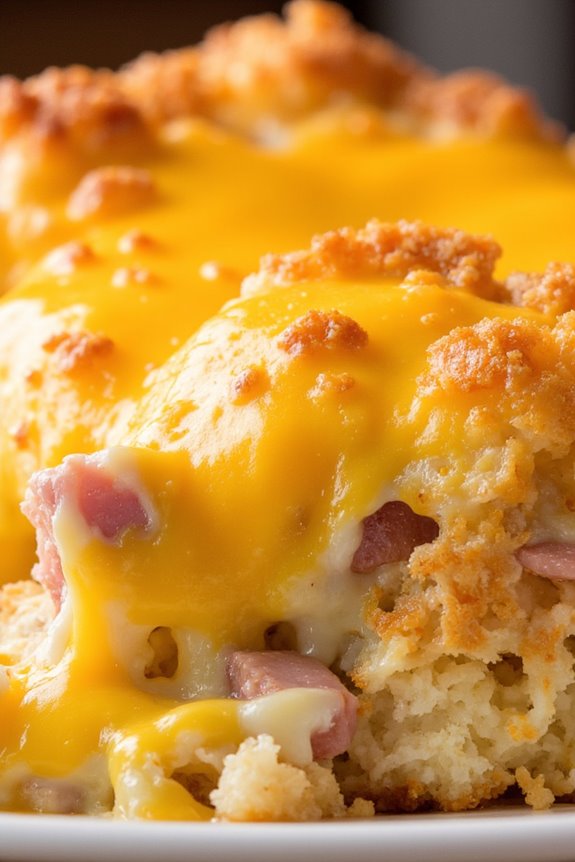 hearty ham cheese casserole