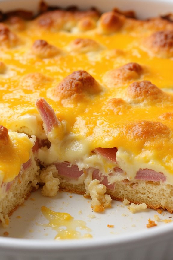 hearty ham cheese casserole