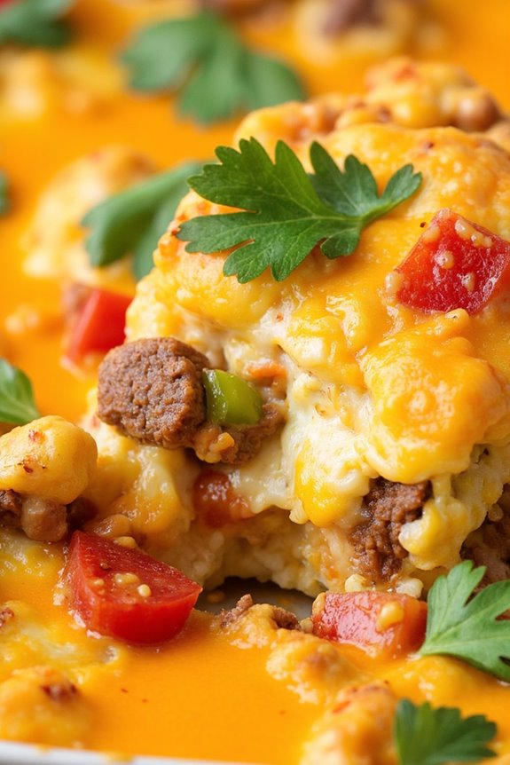 hearty keto chorizo casserole