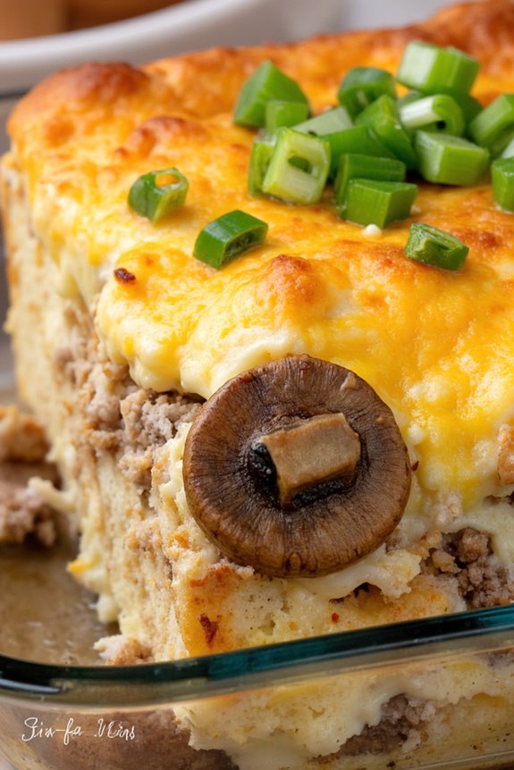 hearty layered breakfast casserole