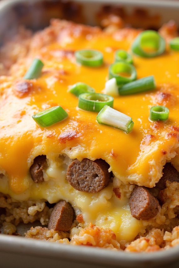 hearty sausage and egg casserole
