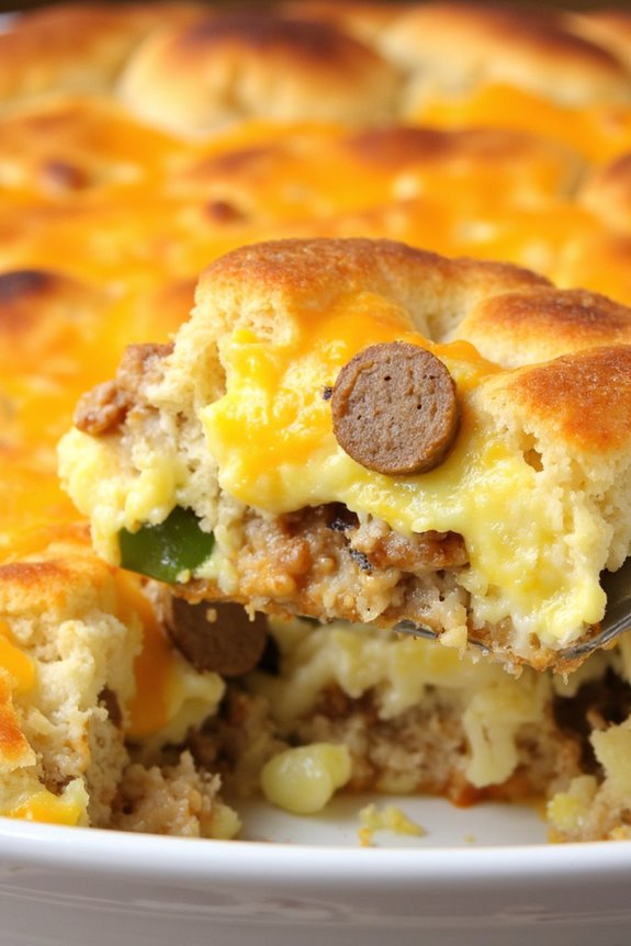 hearty sausage and egg casserole