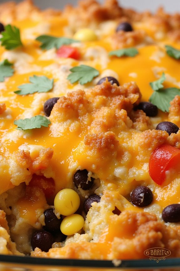 hearty southwestern breakfast casserole