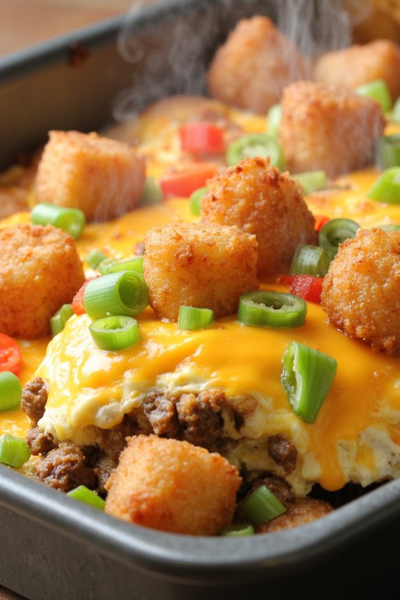 hearty tater tot casserole