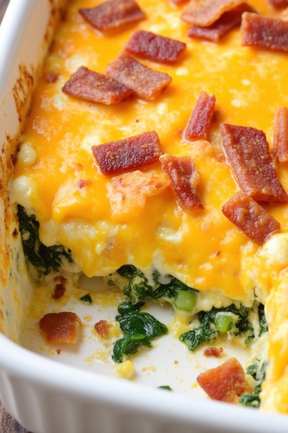 keto bacon and egg casserole