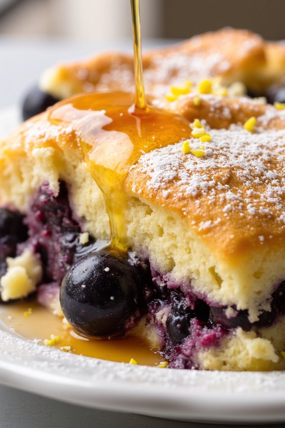 lemon blueberry breakfast casserole