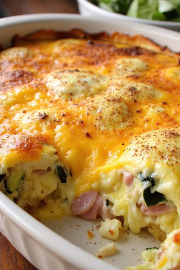 low carb breakfast casserole delight